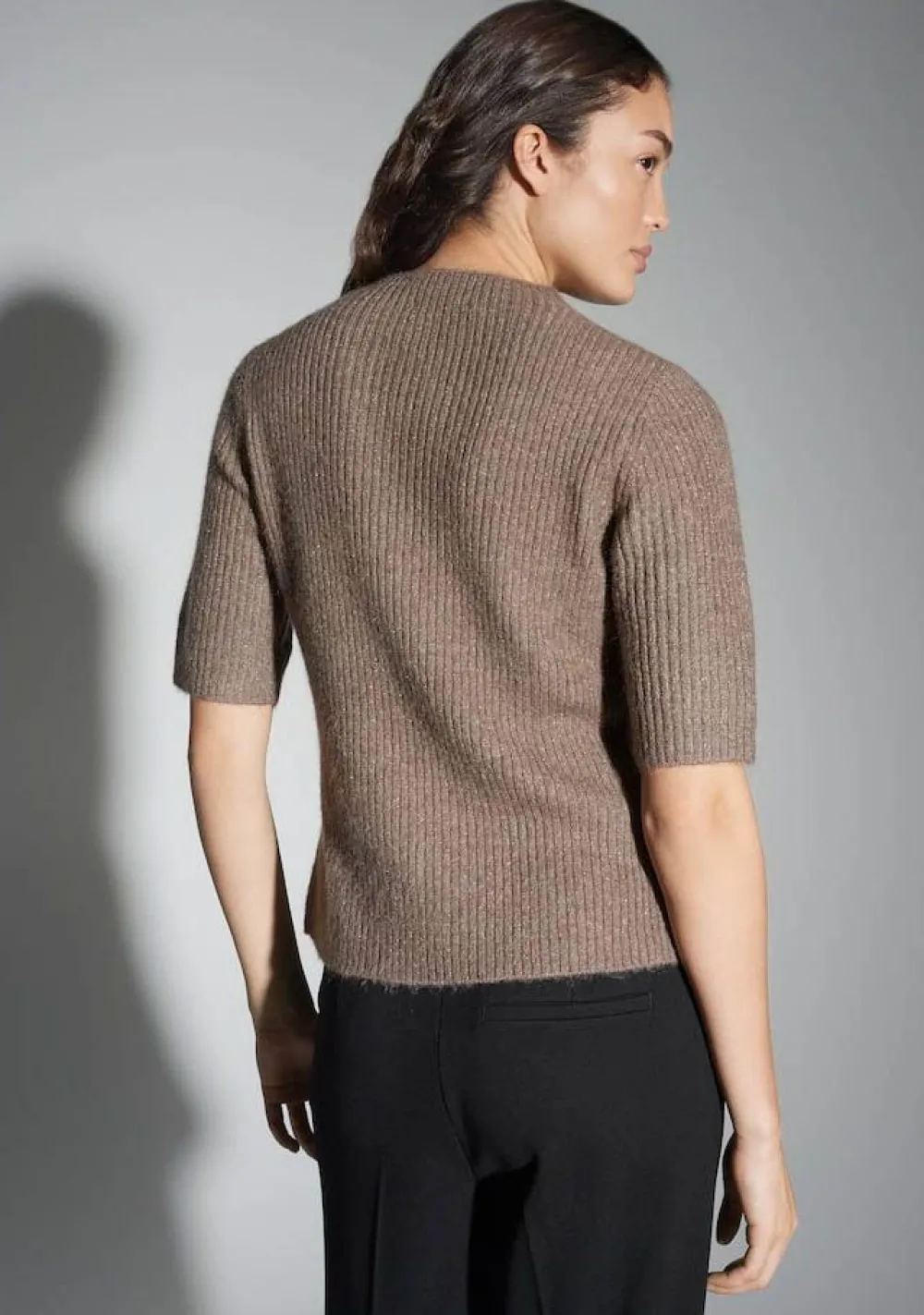 Truien>OPUS TRUI KORTE MOUW Bruin