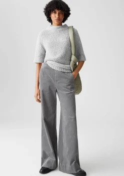 Truien>OPUS TRUI KORTE MOUW Grijs