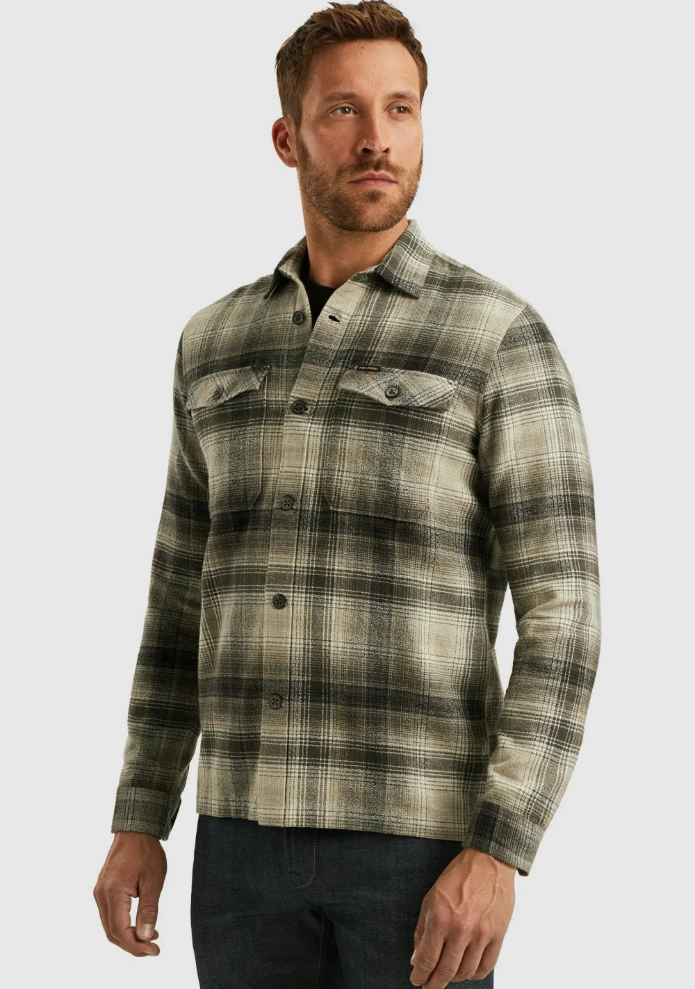 Overhemden>PME LEGEND OVERHEMD Beige