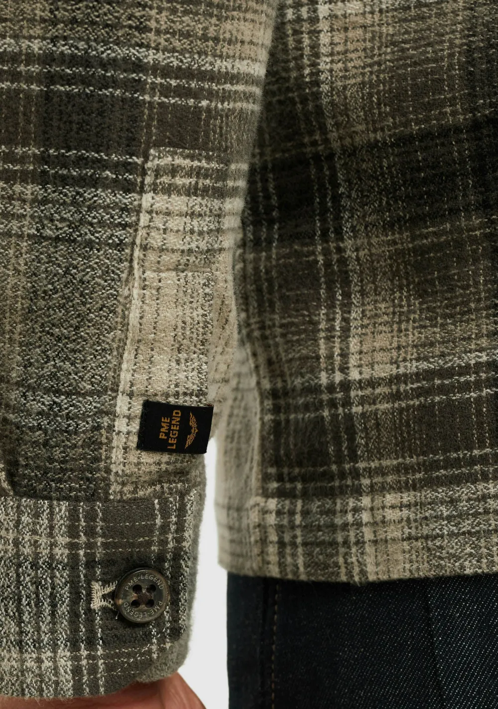 Overhemden>PME LEGEND OVERHEMD Beige