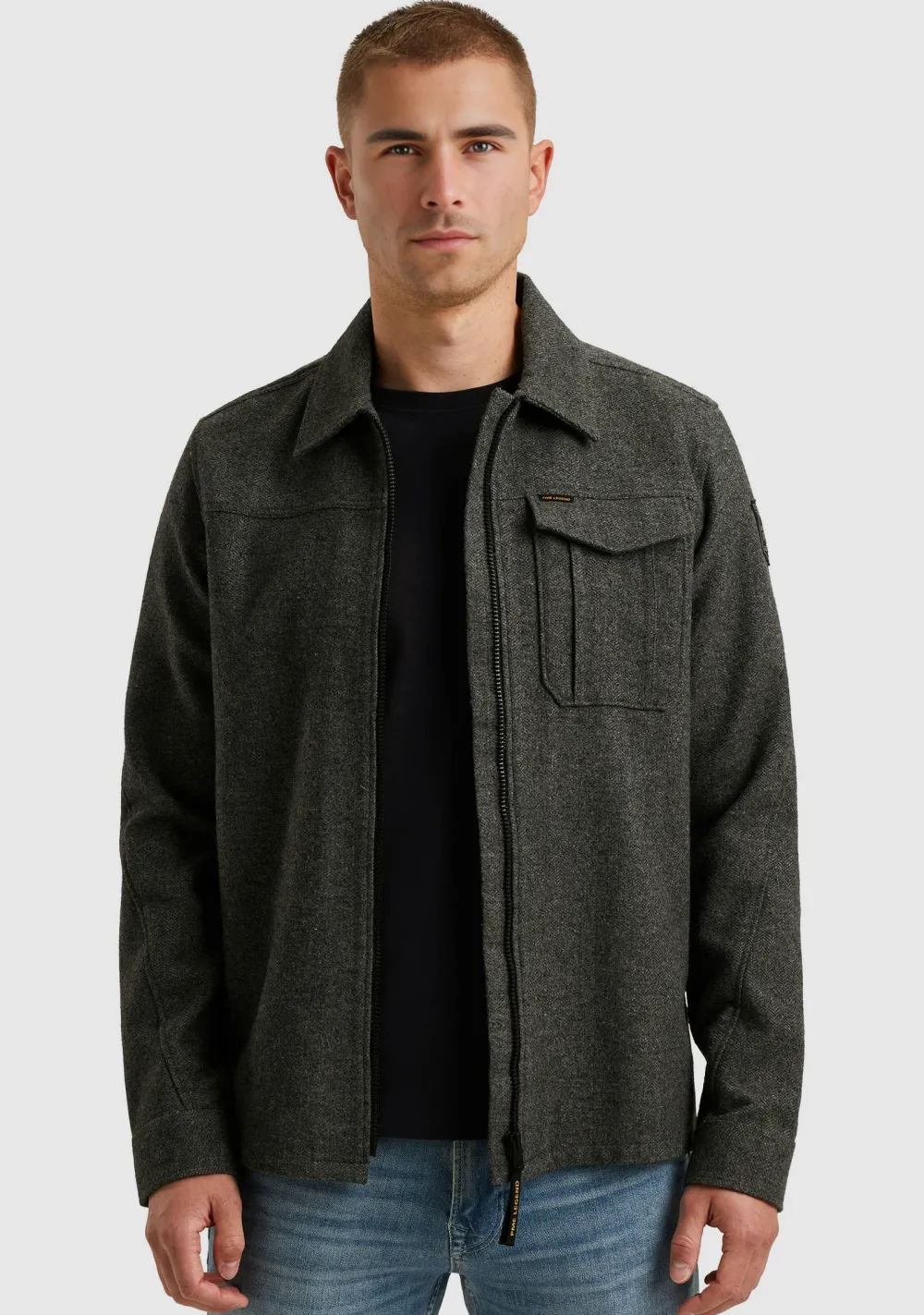 Overshirts>PME LEGEND OVERSHIRT Grijs