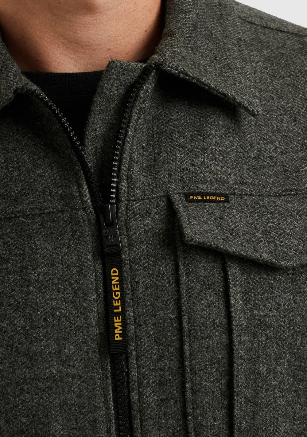 Overshirts>PME LEGEND OVERSHIRT Grijs