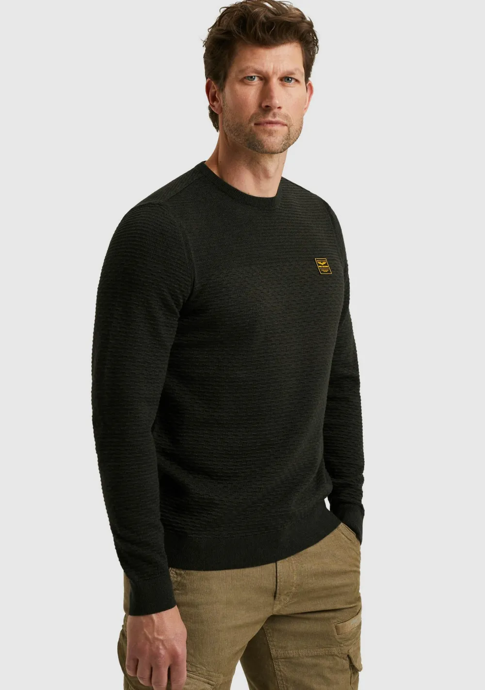 Truien>PME LEGEND TRUI Grijs