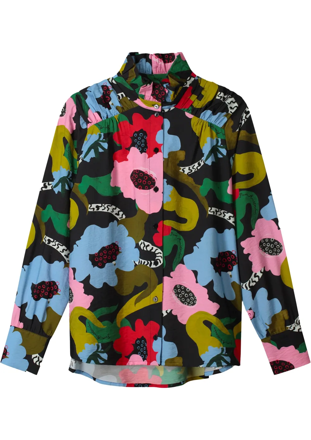 Pakken & Co-Ords|Blouses>POM AMSTERDAM BLOUSE Zwart