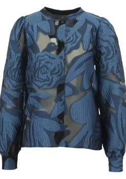 Blouses>POM AMSTERDAM BLOUSE Blauw