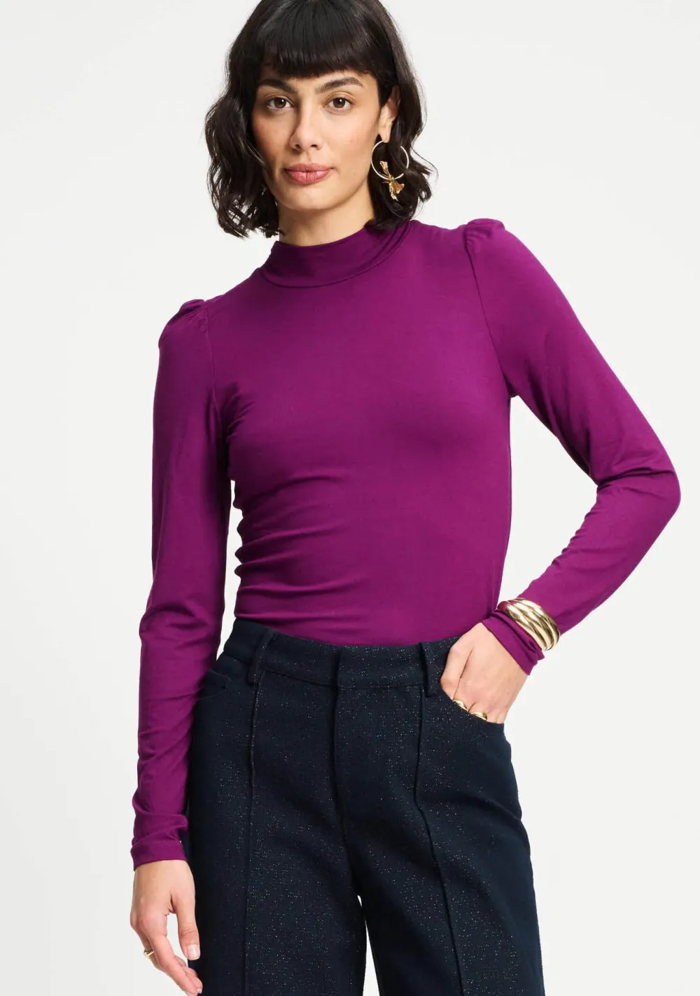 Shirts>POM AMSTERDAM SHIRT Paars