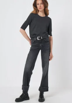 Truien>REPEAT TRUI KORTE MOUW Grijs