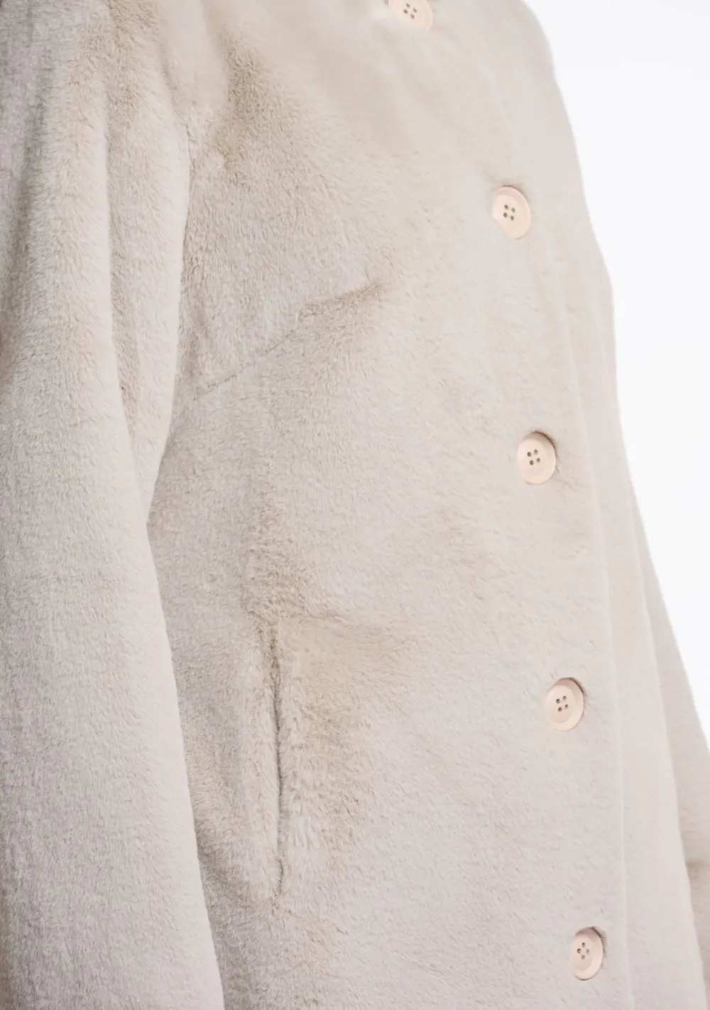 Winterjassen|Jassen>RINO EN PELLE MANTEL Beige