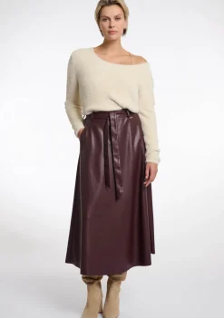 Rokken>RINO EN PELLE ROK