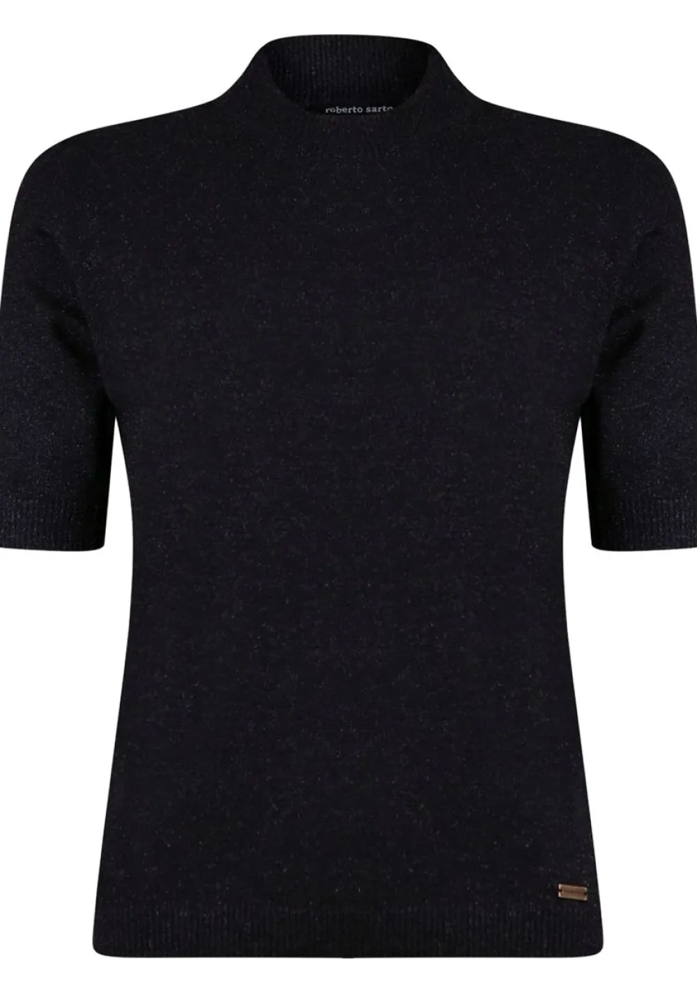 Truien>ROBERTO SARTO TRUI KORTE MOUW Zwart