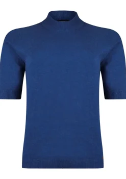 Truien>ROBERTO SARTO TRUI KORTE MOUW Blauw