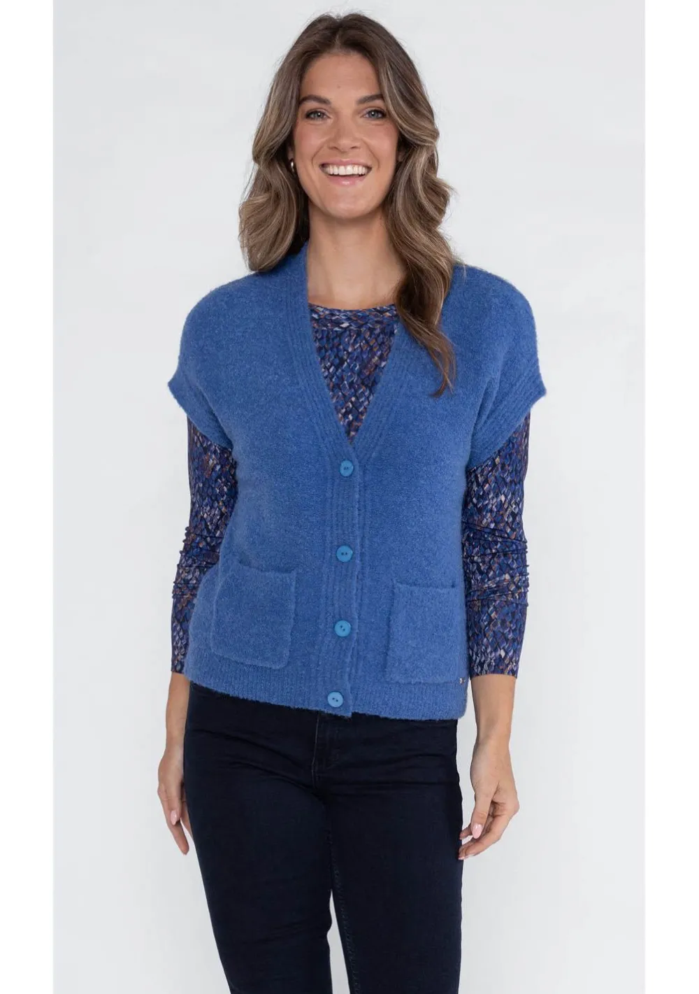 Vesten>ROBERTO SARTO VEST Blauw