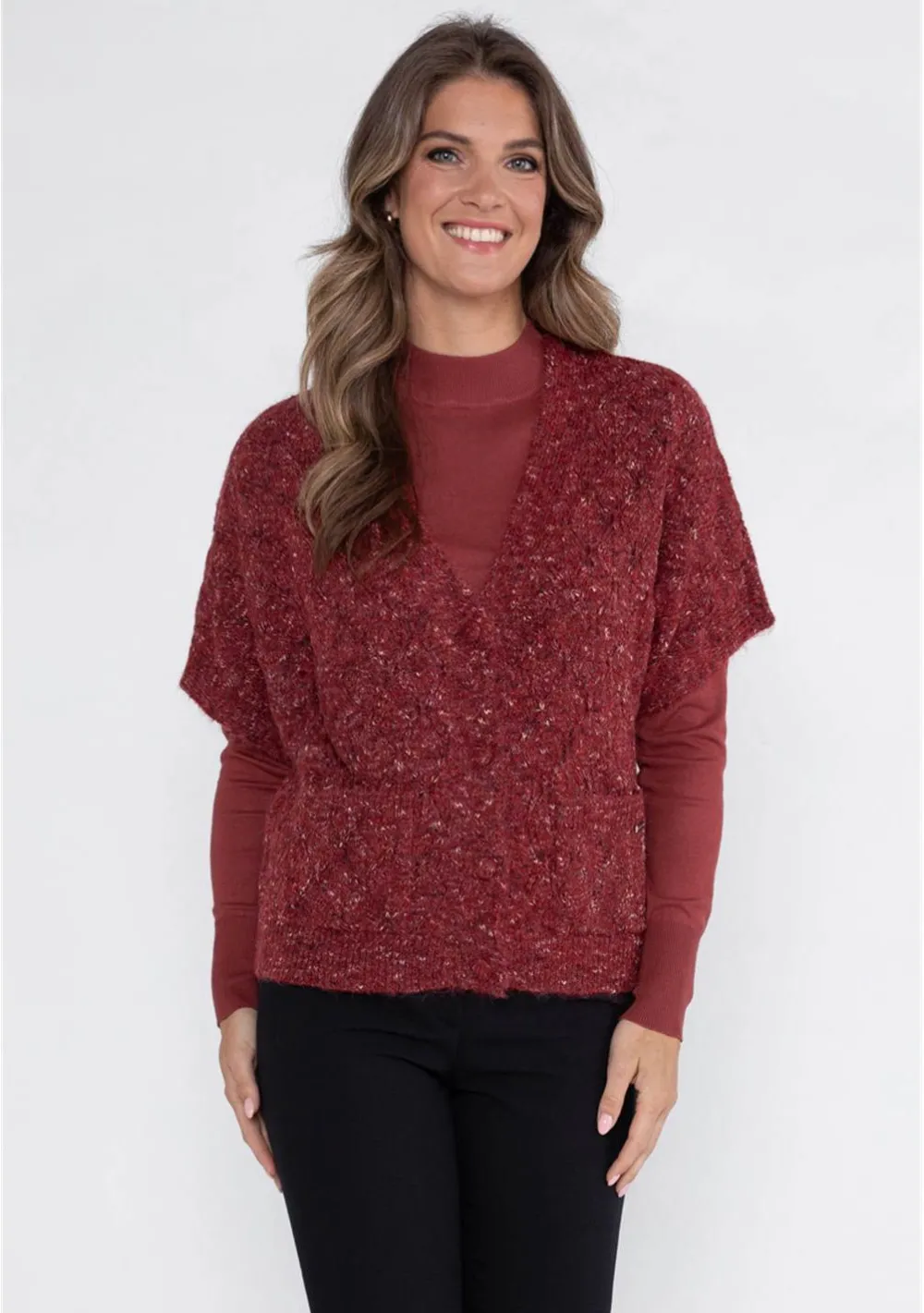 Vesten>ROBERTO SARTO VEST Rood