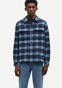 Overshirts>SAMSOE SAMSOE OVERSHIRT Blauw