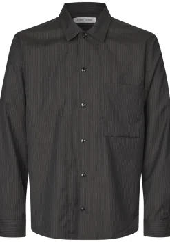 Overshirts>SAMSOE SAMSOE OVERSHIRT Zwart