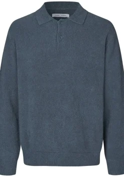 Polo's>SAMSOE SAMSOE POLO Blauw