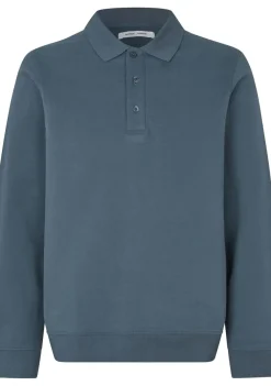 Polo's>SAMSOE SAMSOE POLO Blauw