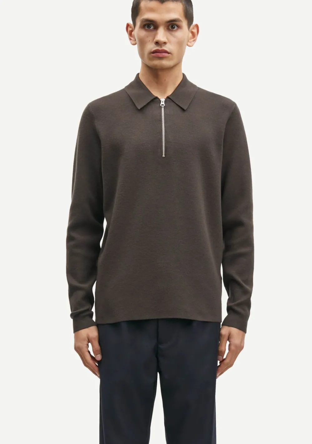 Truien>SAMSOE SAMSOE TRUI Bruin