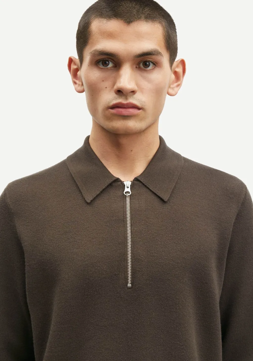 Truien>SAMSOE SAMSOE TRUI Bruin