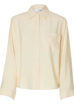 Blouses>SELECTED FEMME BLOUSE Off white