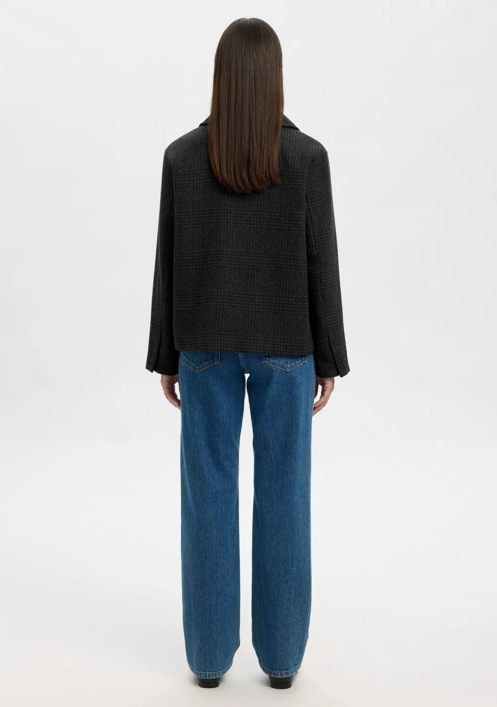 Jassen|Winterjassen>SELECTED FEMME MANTEL Zwart