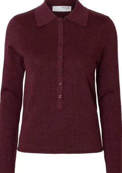 Truien>SELECTED FEMME TRUI Paars