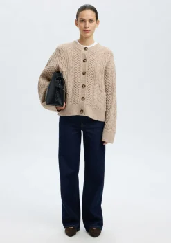 Vesten>SELECTED FEMME VEST Beige