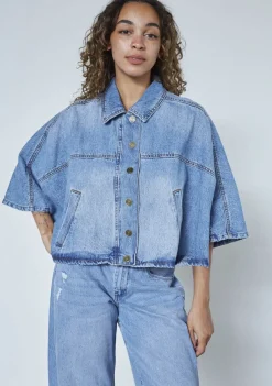 Blazers & Jasjes>SISTERS POINT DENIMJACK Blauw