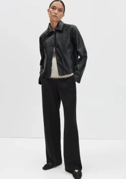 Jassen|Blazers & Jasjes>SOMEDAY LEER/SUEDE JACK Zwart