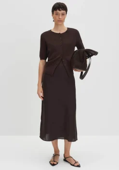 Truien>SOMEDAY TRUI KORTE MOUW Bruin