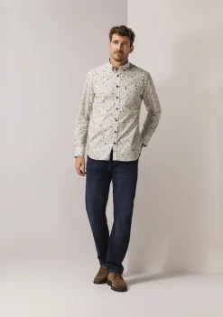 Overhemden>STATE OF ART OVERHEMD Beige