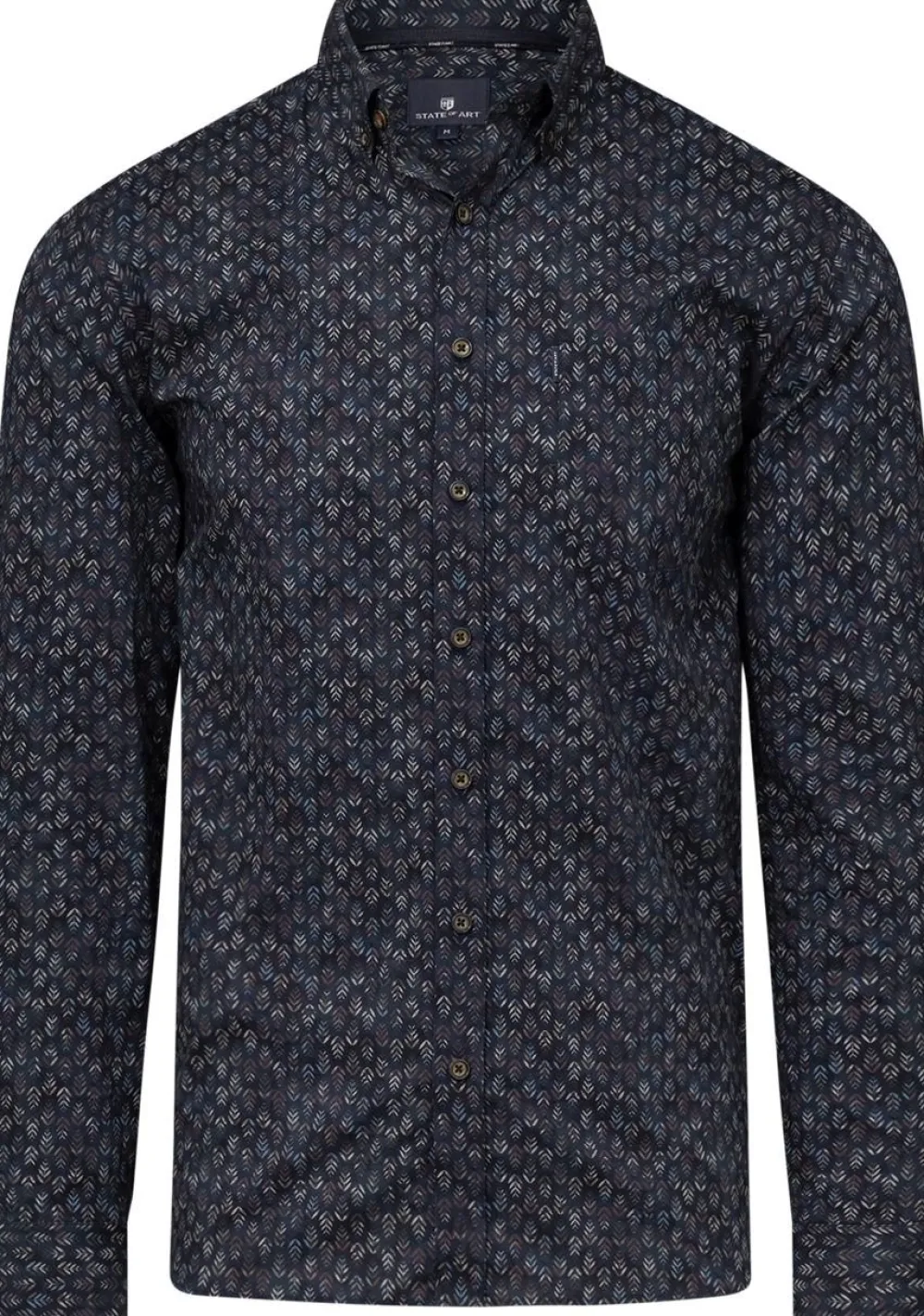 Overhemden>STATE OF ART OVERHEMD Blauw