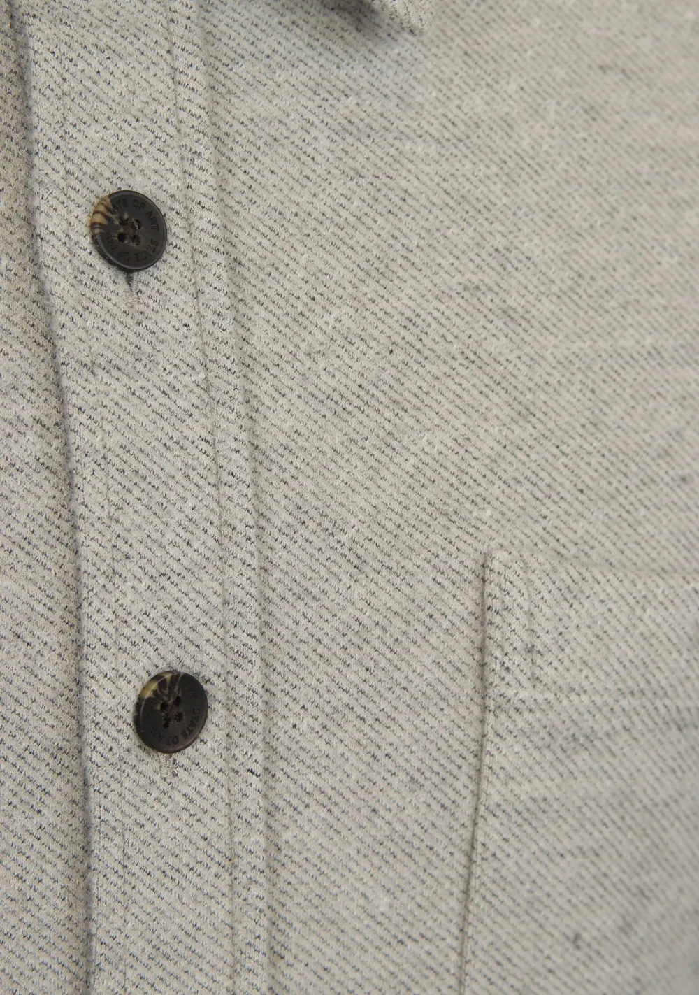 Overshirts>STATE OF ART OVERSHIRT Grijs