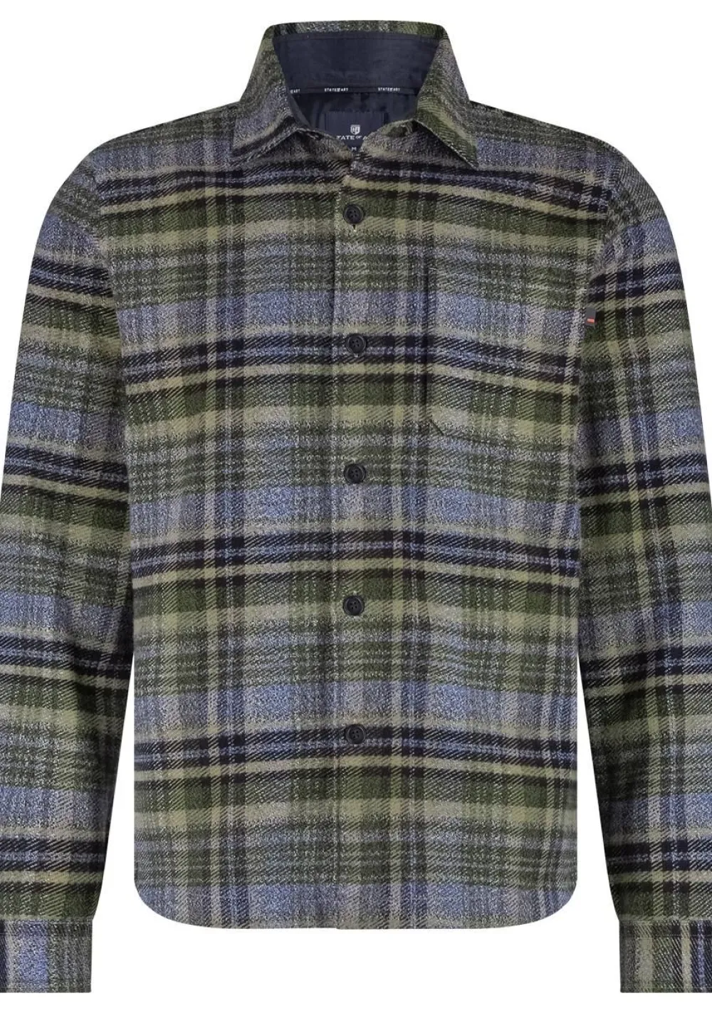 Overshirts>STATE OF ART OVERSHIRT Blauw