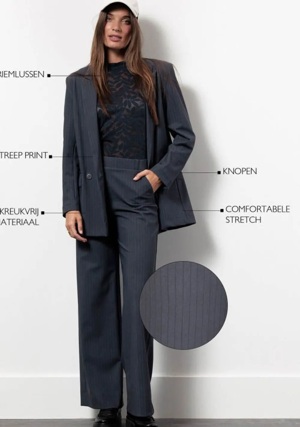 Pakken & Co-Ords|Blazers & Jasjes>STUDIO ANNELOES BLAZER Grijs