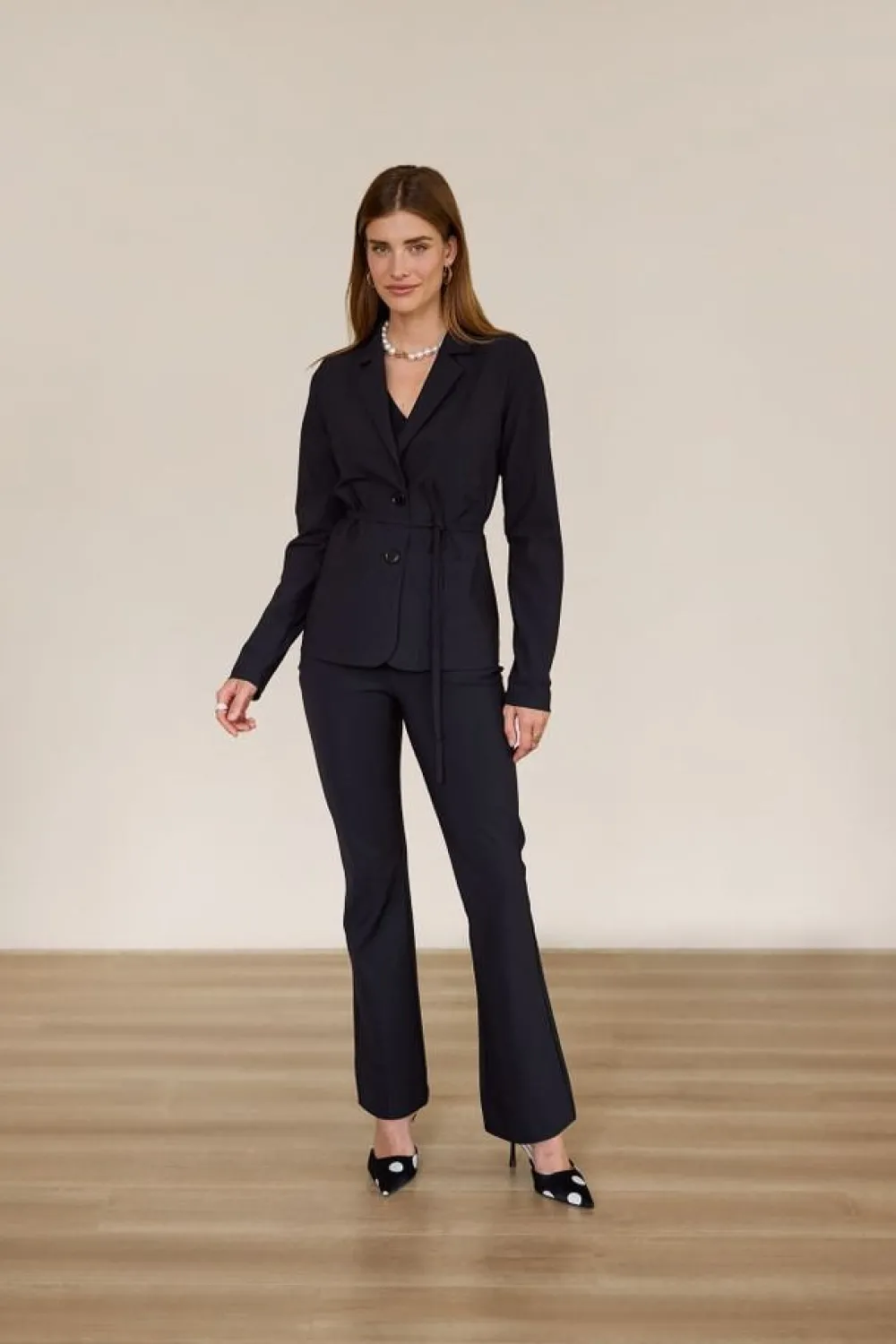 Blazers & Jasjes>STUDIO ANNELOES BLAZER Zwart