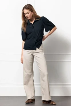 Blouses>STUDIO ANNELOES BLOUSE Blauw