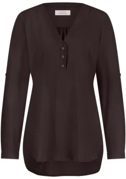 Blouses>STUDIO ANNELOES BLOUSE Bruin