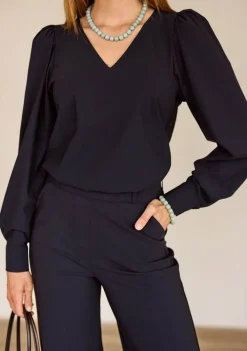 Blouses>STUDIO ANNELOES BLOUSE Blauw