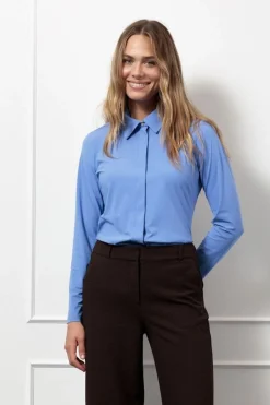 Blouses>STUDIO ANNELOES BLOUSE Blauw
