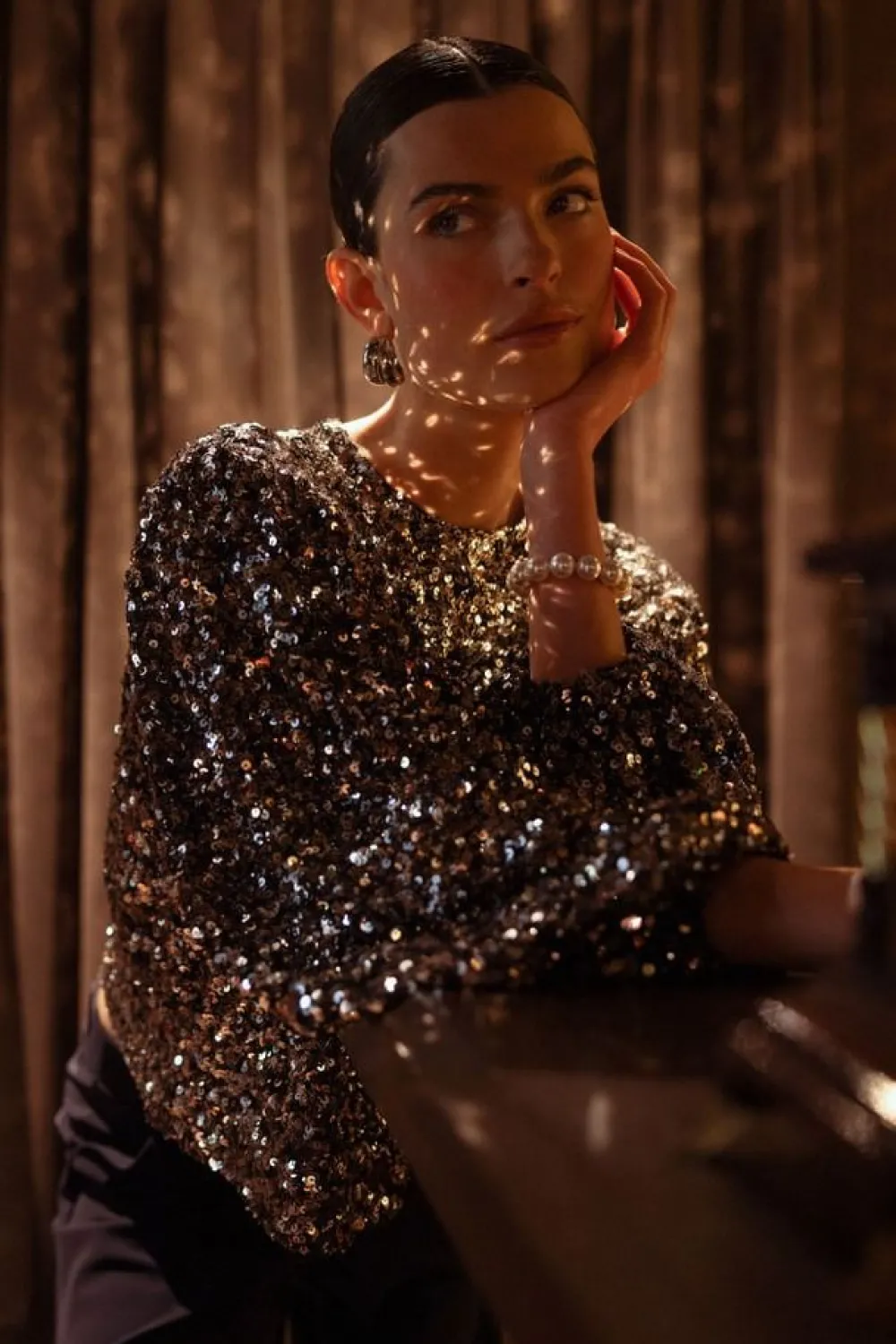 Blouses>STUDIO ANNELOES BLOUSE Zilver