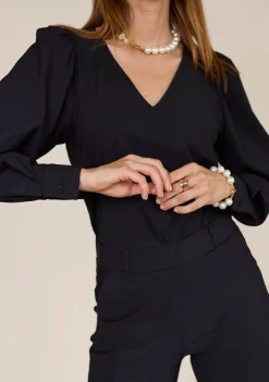 Blouses>STUDIO ANNELOES BLOUSE Zwart