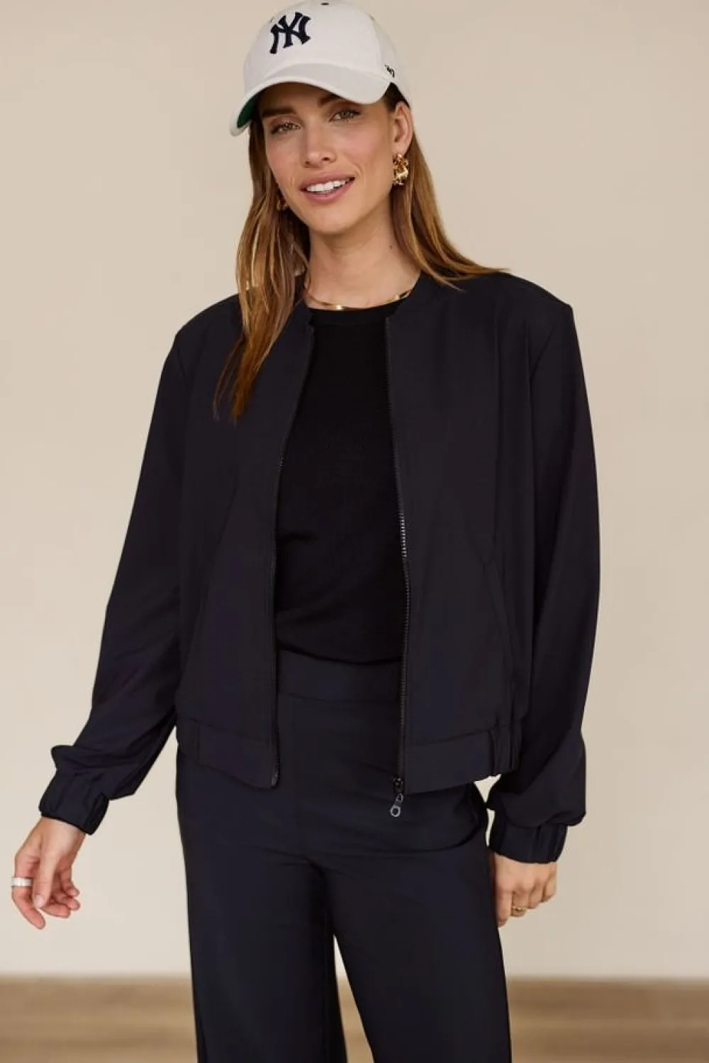 Blazers & Jasjes|Jassen>STUDIO ANNELOES BOMBERJACK Zwart