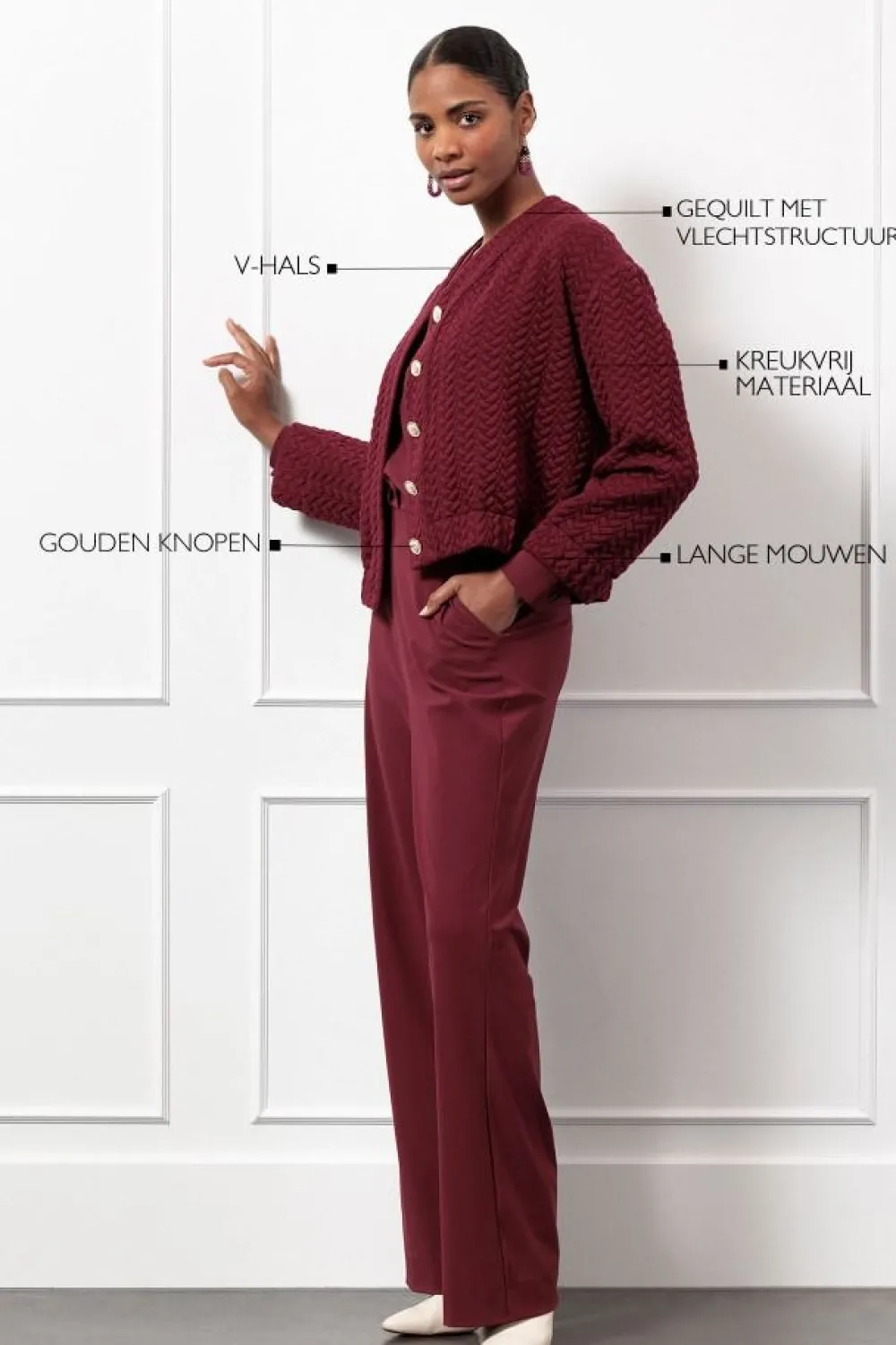 Blazers & Jasjes>STUDIO ANNELOES JASJE Rood