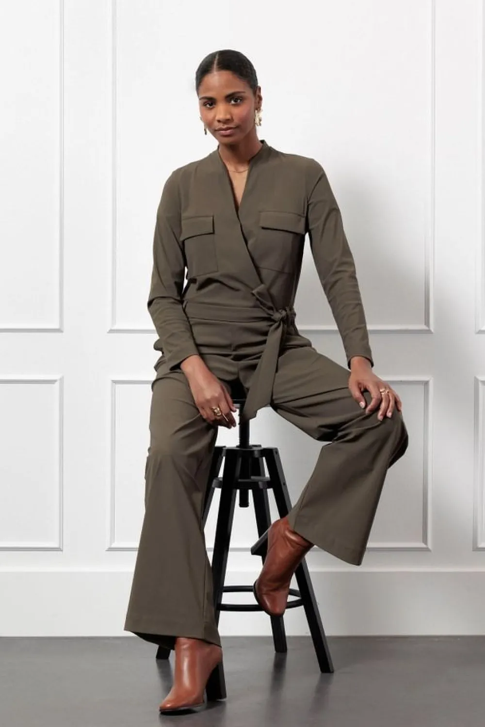 Jumpsuits>STUDIO ANNELOES JUMPSUIT Groen