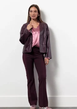 Jassen|Blazers & Jasjes>STUDIO ANNELOES LEER/SUEDE JACK