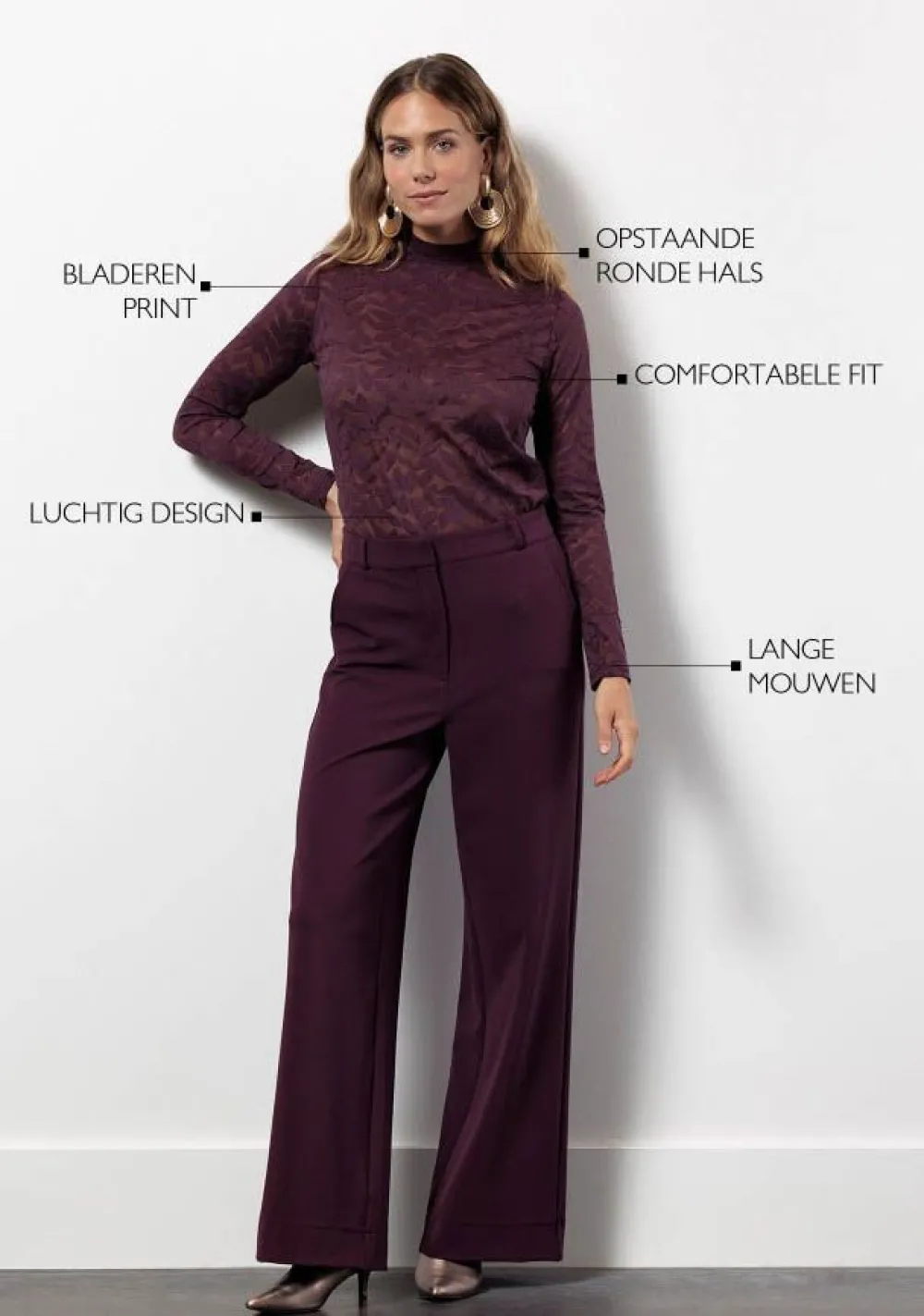 Shirts>STUDIO ANNELOES SHIRT Paars