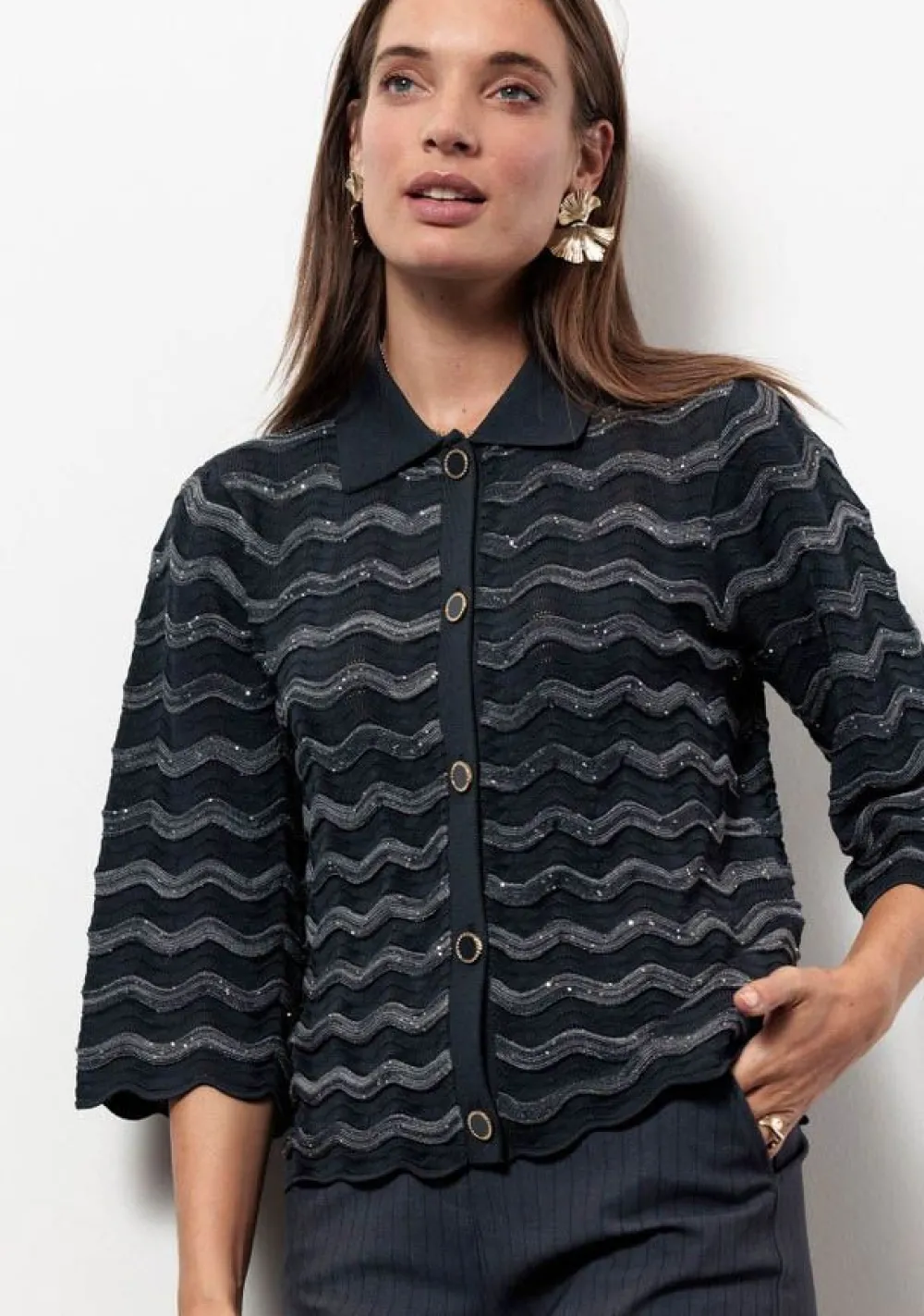 Vesten>STUDIO ANNELOES VEST Grijs