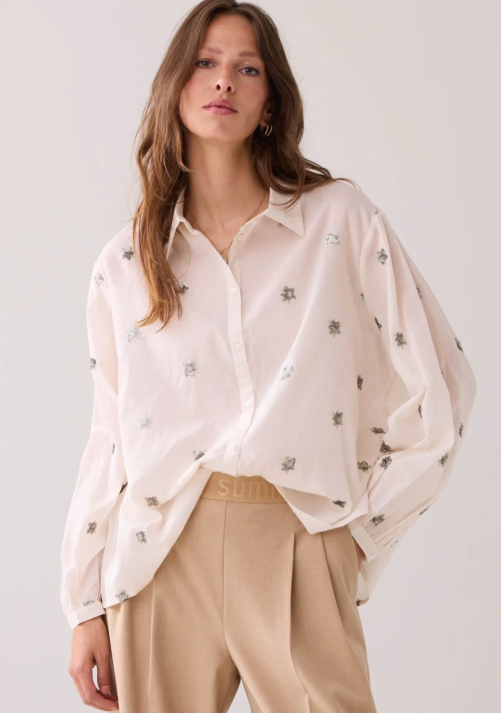 Blouses>SUMMUM BLOUSE Off white