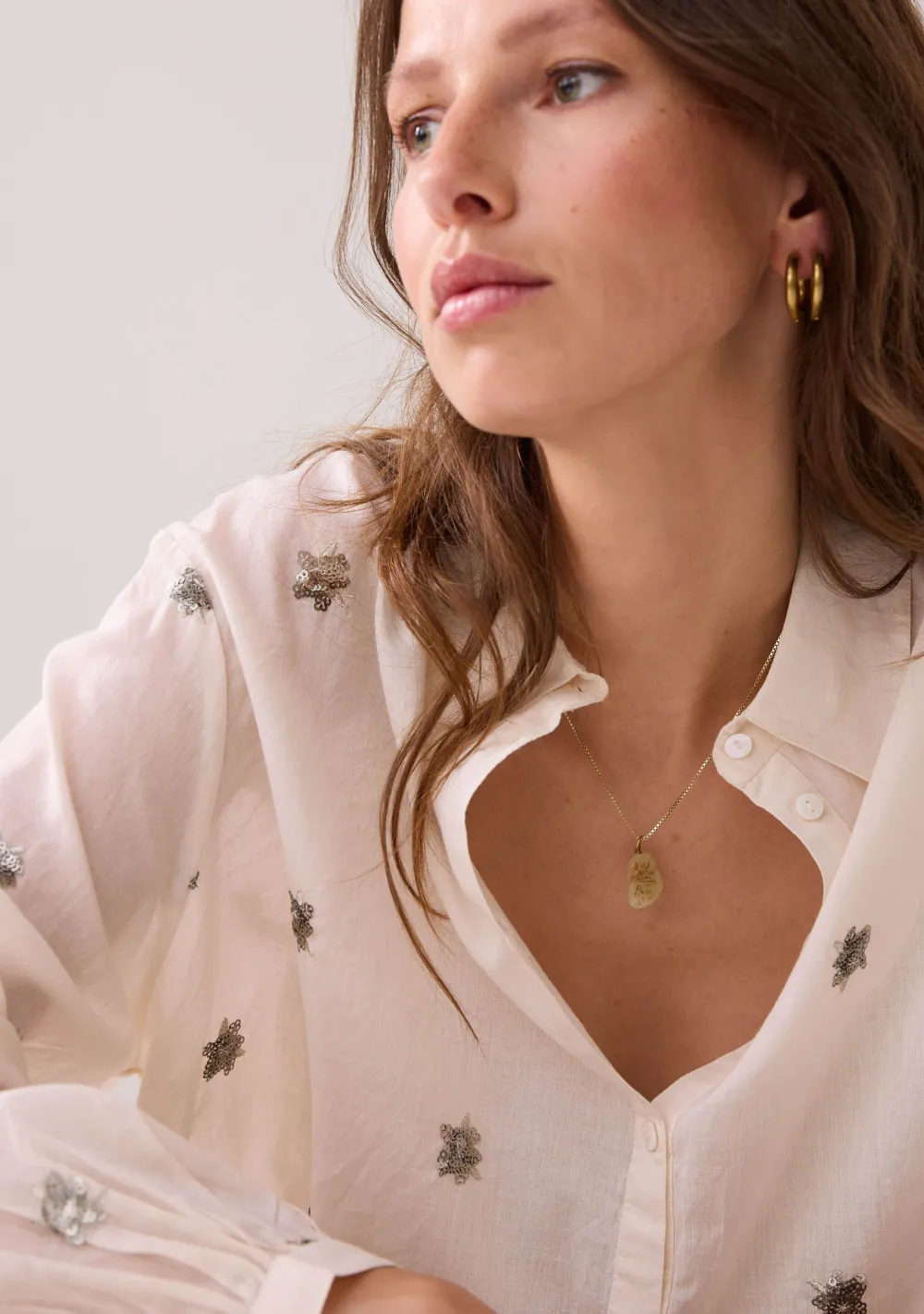 Blouses>SUMMUM BLOUSE Off white